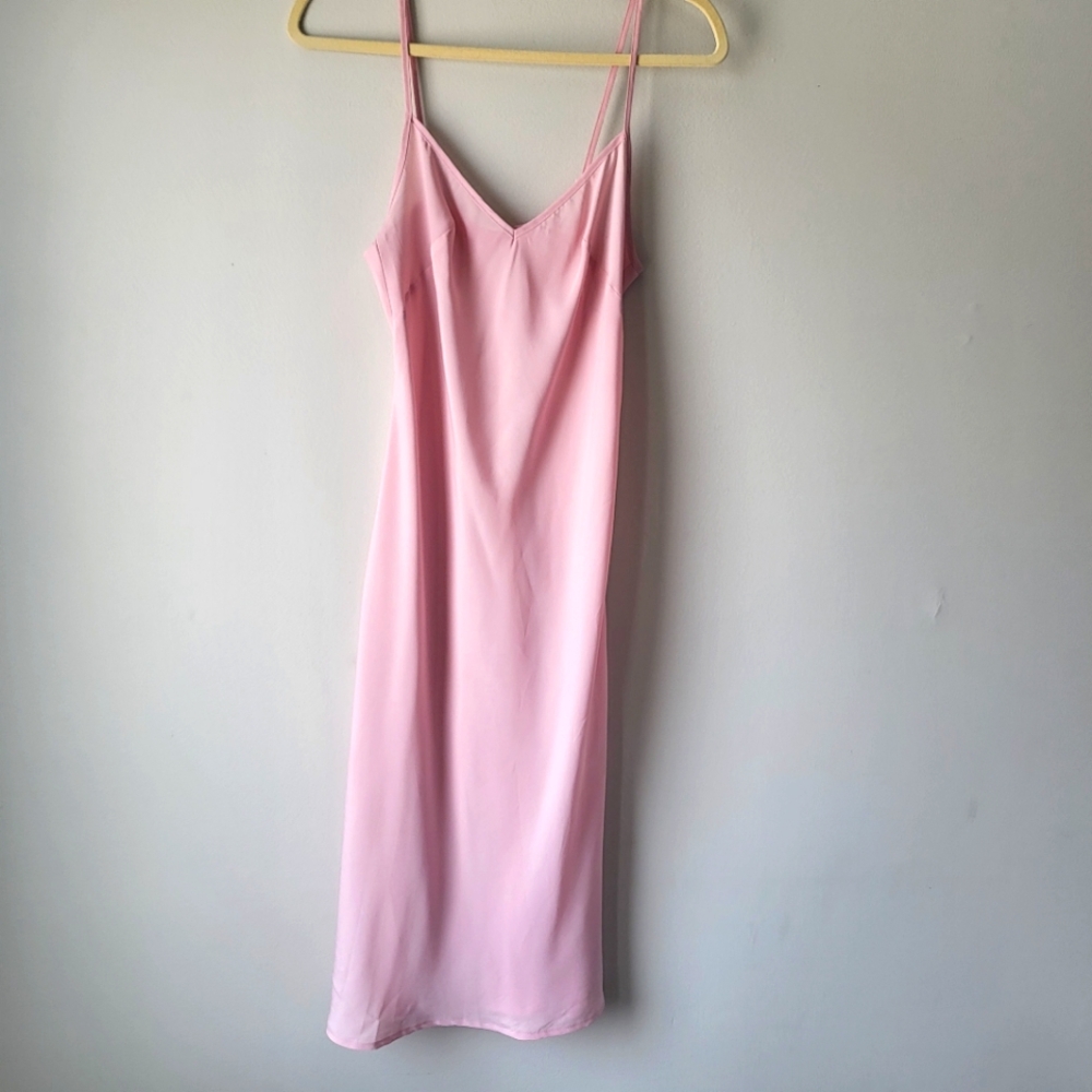 Betsey Johnson Pale Pink Slip Dress